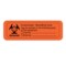 Nevs Label, Biohazard Contaminated Blood/Body Fluids 1" x 3" LW-0074 - alternate 1